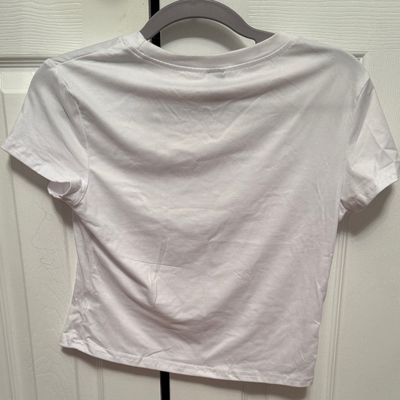 White and Green Graphic Tee - Picture 2 of 3